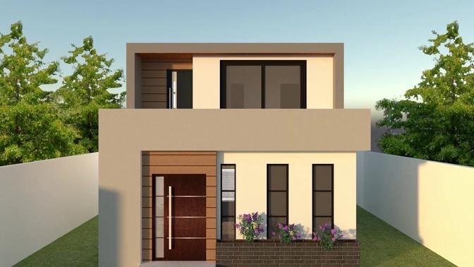 6x7 Meters Small House Design 3 Bedrooms Videos House Design