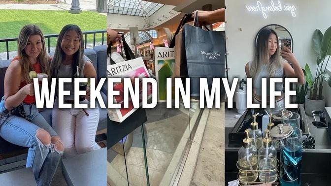 WEEKEND IN MY LIFE Hair Appointment Hot Girl Summer Shopping More