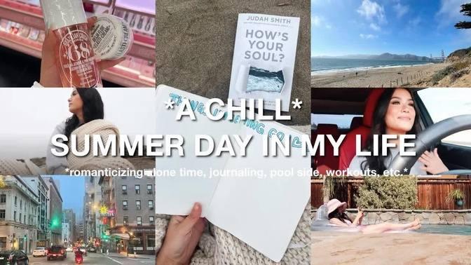 Vlog A Chill Summer Day In My Life Romanticizing Being By Myself