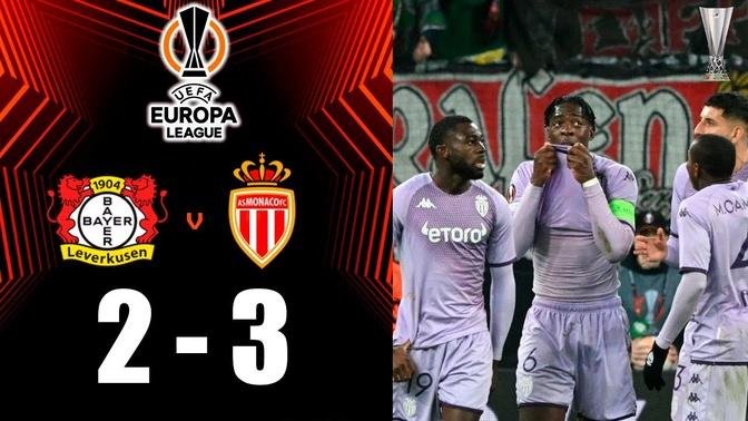 Bayer Leverkusen Vs Monaco Highlights Goals Europa League