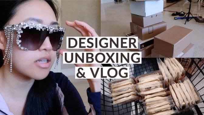 Designer Unboxing Haul Vlog Chanel Gucci Fendi Givenchy Bottega