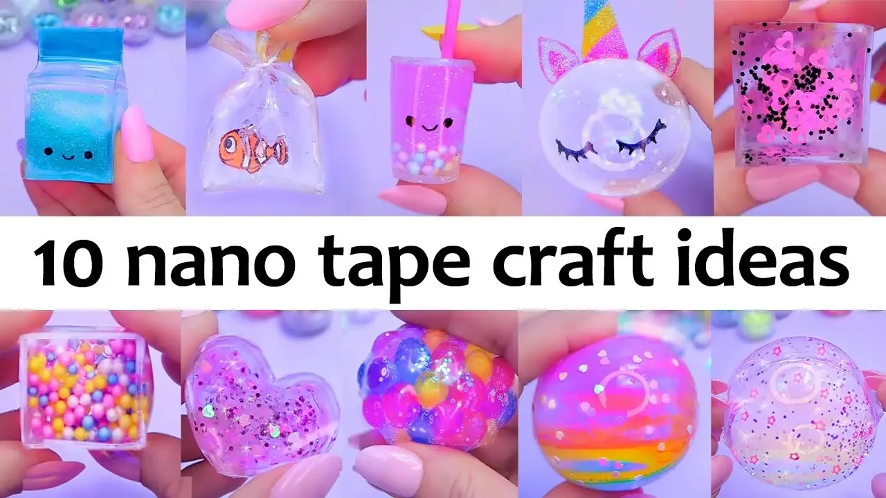 Nano Tape Craft Ideas Nano Tape Balloon Nano Tape Bubble Nano Tape