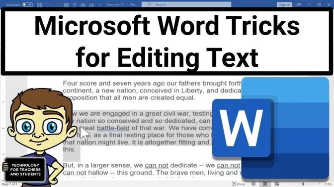 Tricks for Selecting and Editing Text in Microsoft Word