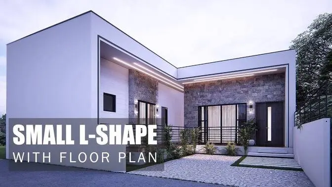 Small Simple L Shaped With Floor Plan Full Tour