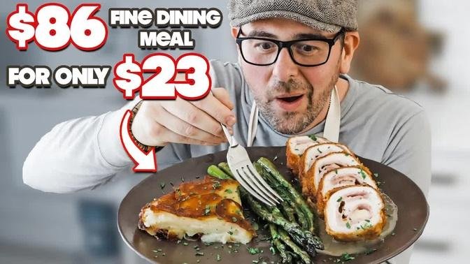 Cordon Bleu: Feeding My Family a GOURMET Meal with Only $25