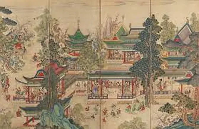 Conservation of 'The Joyous Banquet of Guo Ziyi' in Korea