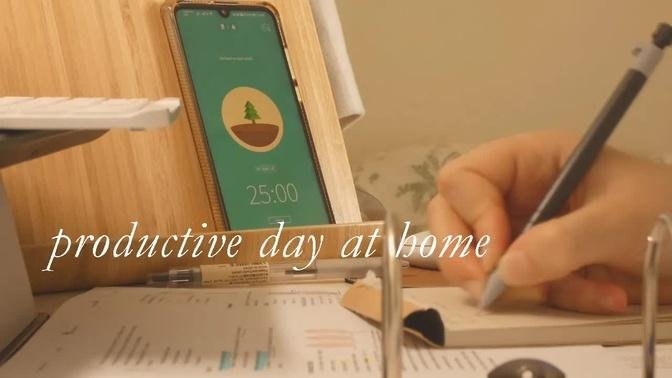 a day studying hard for exams 🌿 study vlog