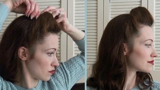 How to Do Victory Rolls | 1940's Pin up Hairstyles