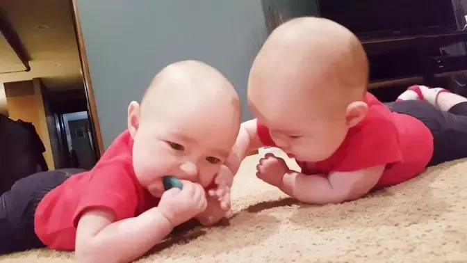 Funniest Twin Baby Videos that will make your whole day happy  - Funny Baby Videos 2020