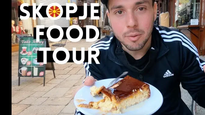 DELICIOUS BALKAN EATS in SKOPJE, MACEDONIA | Local Food Tour