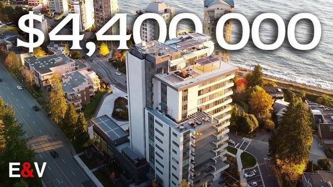 Inside This $4.4 Million West Vancouver Apartment | APARTMENT TOUR