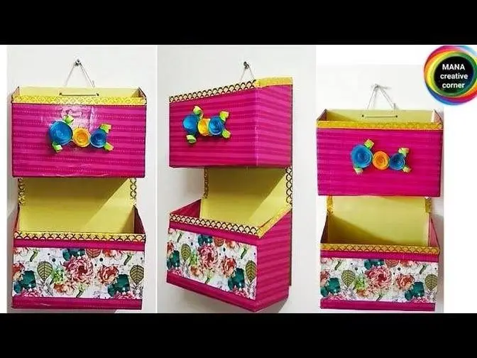 waste-cardboard-box-reuse-idea-best-out-of-waste-craft-waste-material