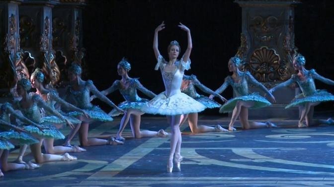 Nina Kaptsova, Ekaterina Shipulina, Alexander Volchkov in the 2nd act of the Sleeping Beauty ballet