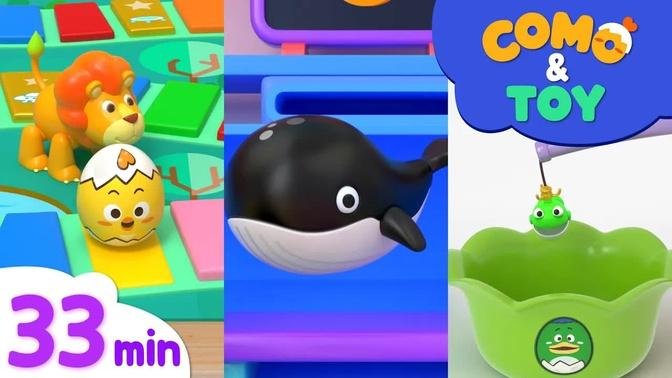 Como | Learn Numbers with Como 33min | Learn colors and words | Como Kids TV
