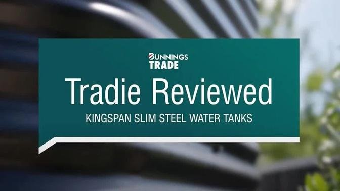 Tradie Reviewed: Kingspan Slimline Water Tank