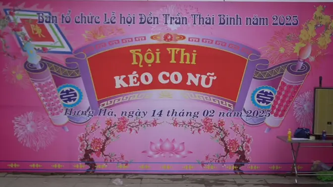 Lễ Trao Giải Đội Thì Kéo Co Nữ Tổ Chức Tại Đề Trần Hưng Hà Thái Bình