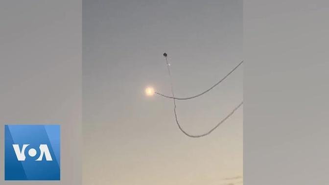 Israel’s Iron Dome Intercepts Rockets from Gaza