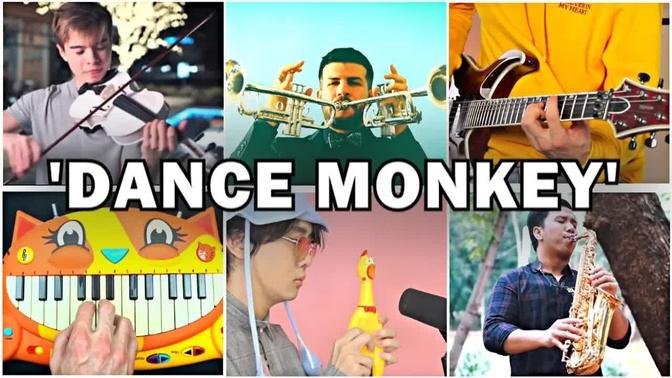 Who Played it Better: Dance Monkey (Saxophone, Trumpet, Violin, Electric Guitar, Cat Piano, Chicken)