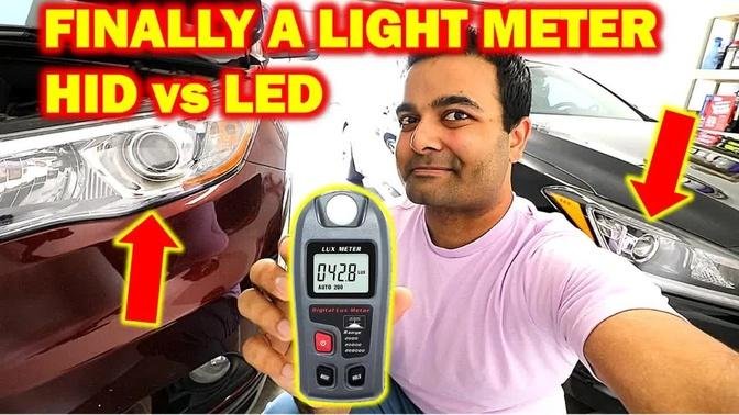 HID VS LED Test With a LIGHT METER! Final battle!