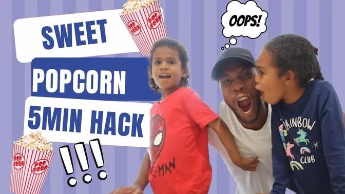 Homemade Popcorn in 5 Minutes | Educational video for kids #popcorn #homemadepopcorn