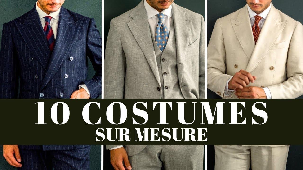 Je vous présente mes 10 COSTUMES SUR MESURE Blandin & Delloye !