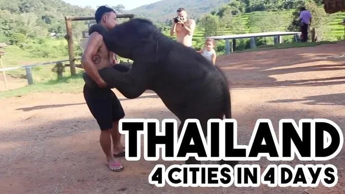 THAILAND: TRAVELLING 4 CITIES IN 4 DAYS! | Bangkok, Chiang Mai, Chiang Rai, Phuket VLOG