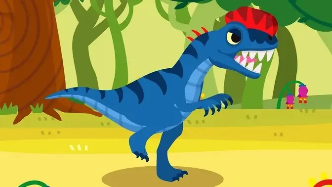 Velociraptor & Dilophosaurus _ Dinosaur Song _ Songs for Children _ Robocar POLI - Nursery Rhymes