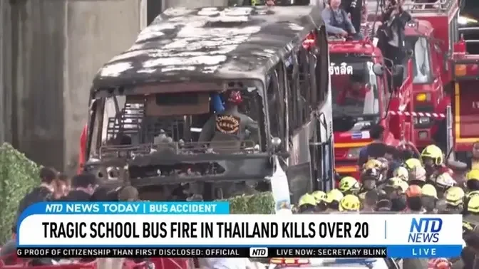 Tragic School Bus Fire Kills Over 20 in Thailand