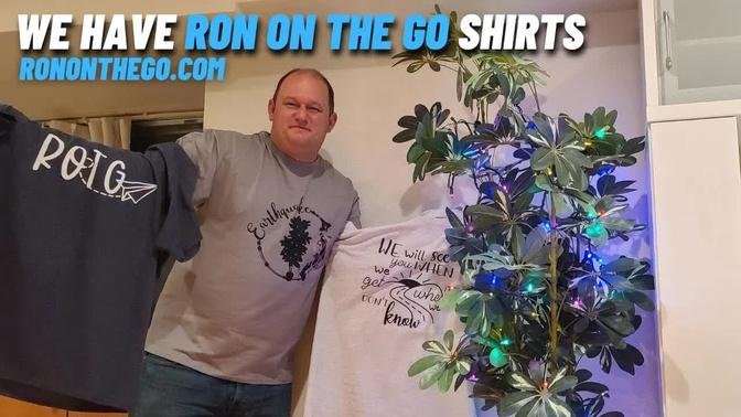 RON ON THE GO MERCH WE GOT SHIRTS AND MORE TO COME CHECK IT OUT
