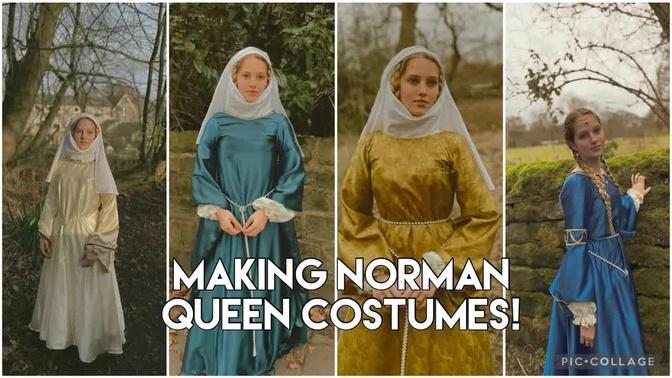 Making my Norman queen costumes! Queens of England project 2022
