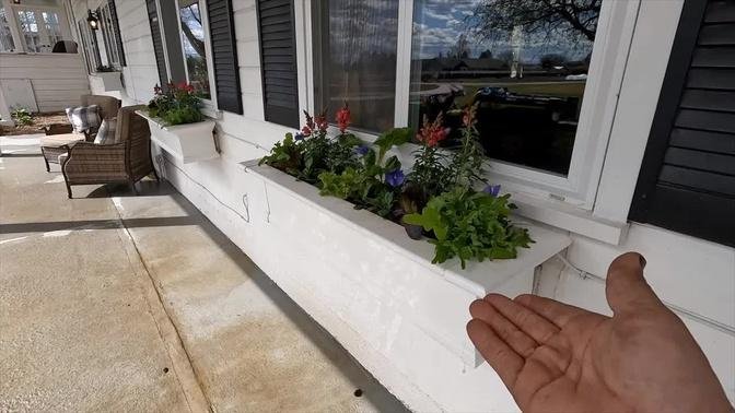 Planting Salad & Herb Window Boxes! 🥗🌿💚 // Garden Answer