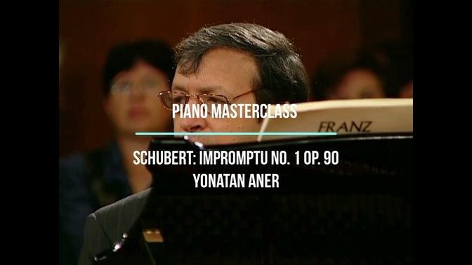 Piano masterclass with Murray Perahia _ Yonatan Aner _ Schubert- Impromptu No.1_3