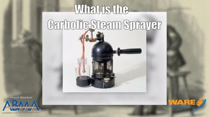 History of Antiseptics - Joseph Lister's Carbolic Steam Sprayer - Steam Culture.