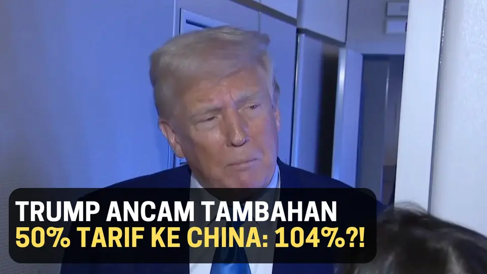 Trump Ancam Tarif Tambahan 50% ke China #tradewar #tarifaschina