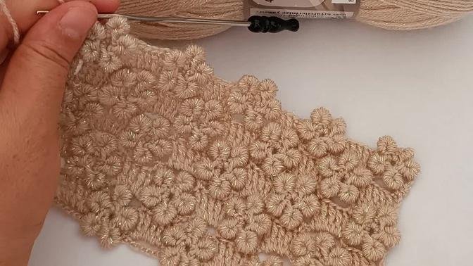PERFECT👌 Very nice and simple new crochet blanket scarf blouse pattern