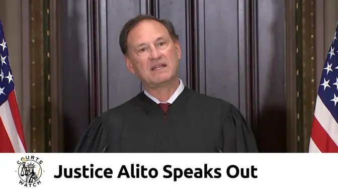 Justice Alito Reponds to Reports of Upside-down Flag