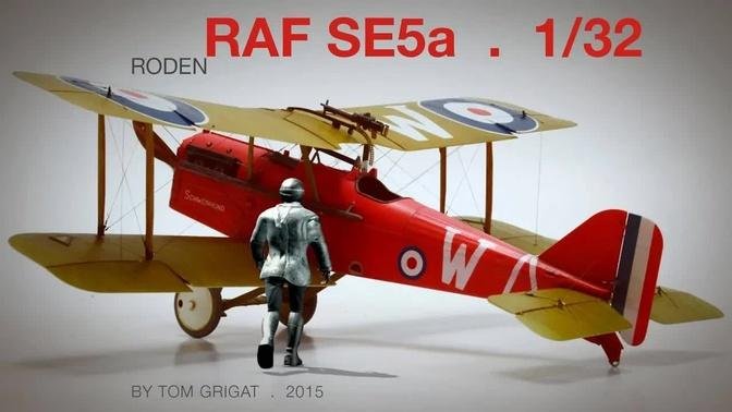 Roden RAF SE5a, 1/32, WWI Biplane