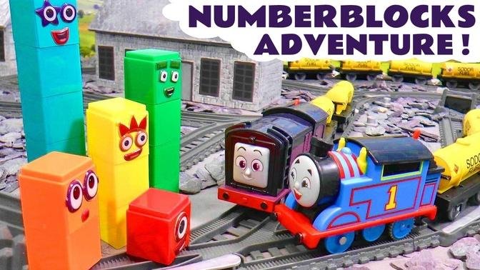 NUMBERBLOCKS Adventure With Thomas Toy Trains And The Funlings #kids # ...