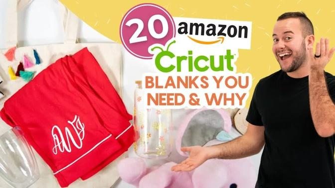 20 Amazon CRICUT Blanks You NEED & WHY