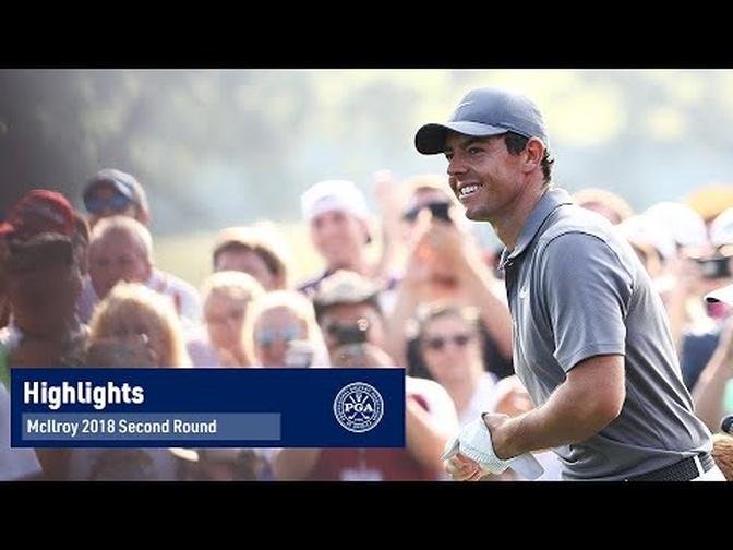 Every Shot from Rory McIlroy's 2nd Round | PGA Championship 2018
