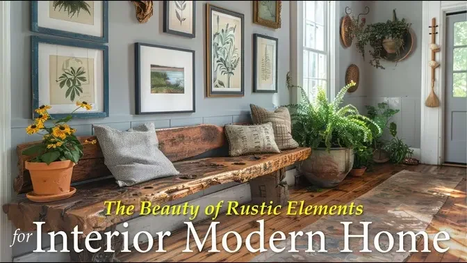 Creating Warmth and Character: The Beauty of Rustic Elements in Interior Modern Home Design