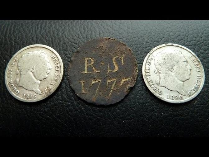 -Metal Detecting the Dales _ Double Georgian Silver Coins, Crotal Bell & Old Token, Best Hunt Ever !