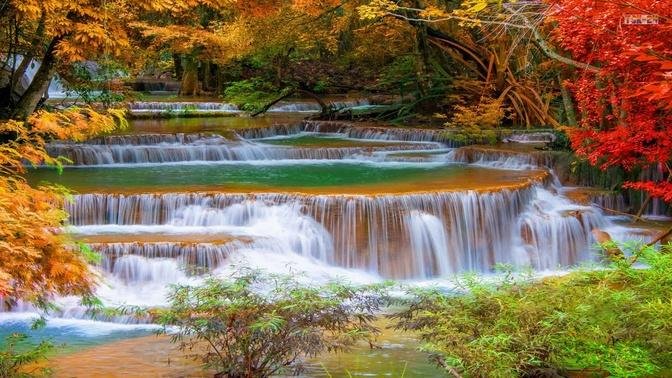 Top 70 Beautiful Autumn Waterfall in the World
