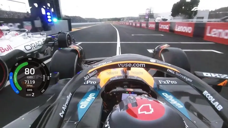 How Norris risked speeding in pitlane to catch Verstappen