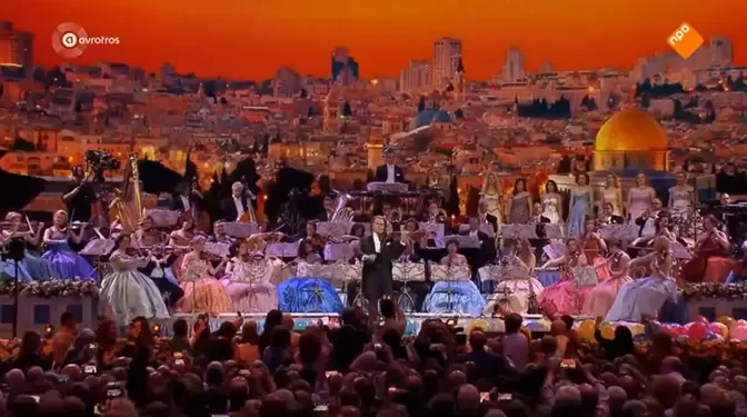 Jerusalem of gold - Yerushalayim Shel Zahav - André Rieu, Tel Aviv, Israel 2018 - HD VERSION