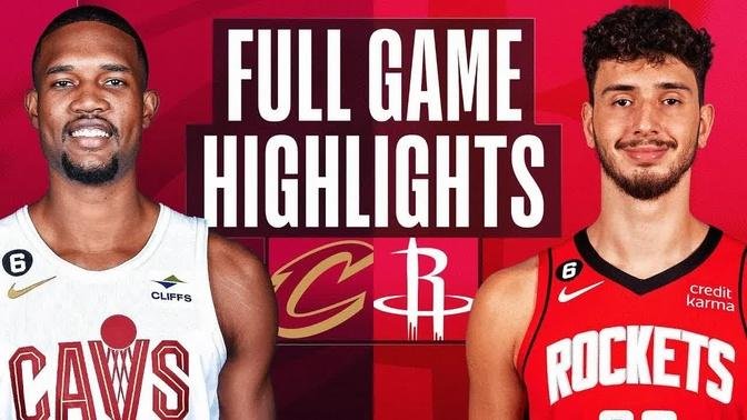 Cleveland Cavaliers vs. Houston Rockets Full Game Highlights | Jan 26 | 2022-2023 NBA Season