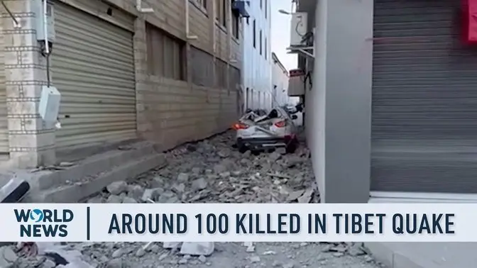 Around 100 Killed in Tibet Quake