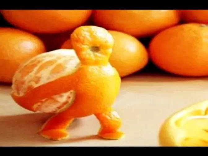 How To Make Mandarin Orange Food Art /Fruit Cutting Art