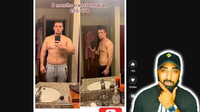 8 month and 77 Lbs LOST in this intermittent fasting transformation