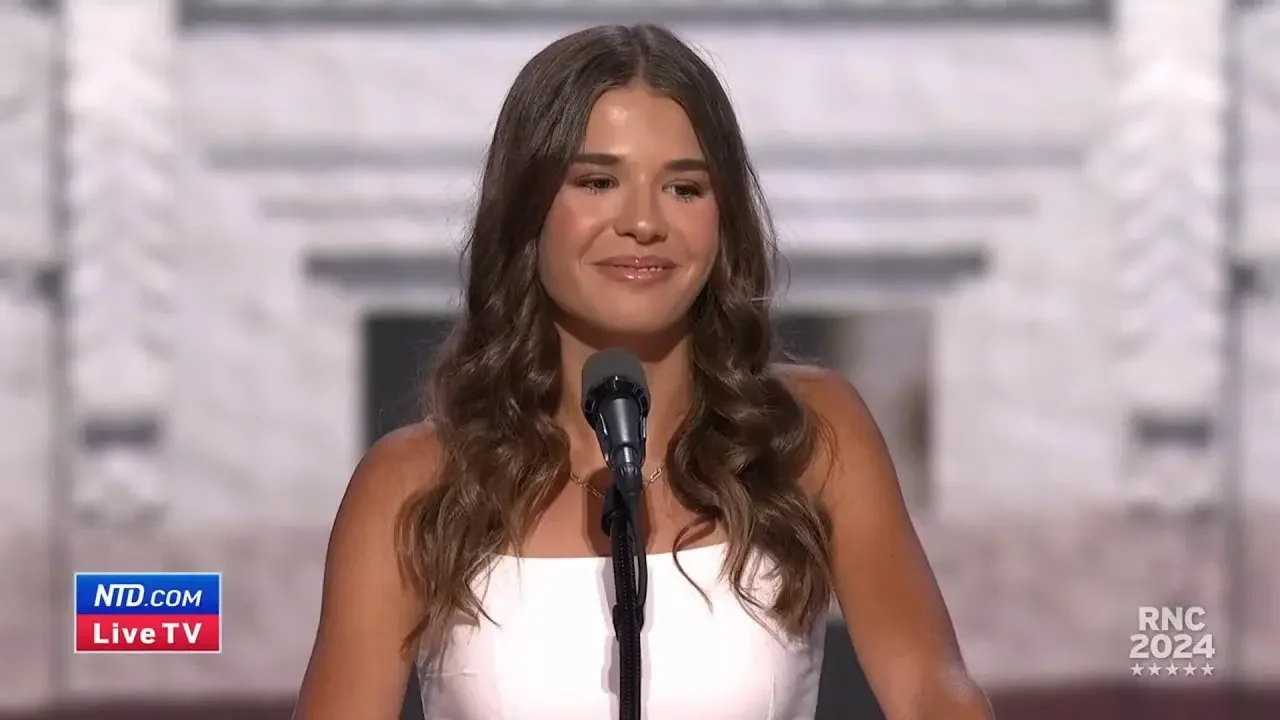 Trump's Granddaughter, Speaking at the RNC, Says Former President is 'Just a Normal Grandpa' to Her
